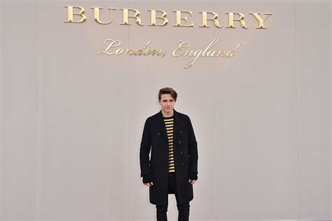 burberry campaign beckham|Brooklyn Beckham Snaps for Burberry Brit .